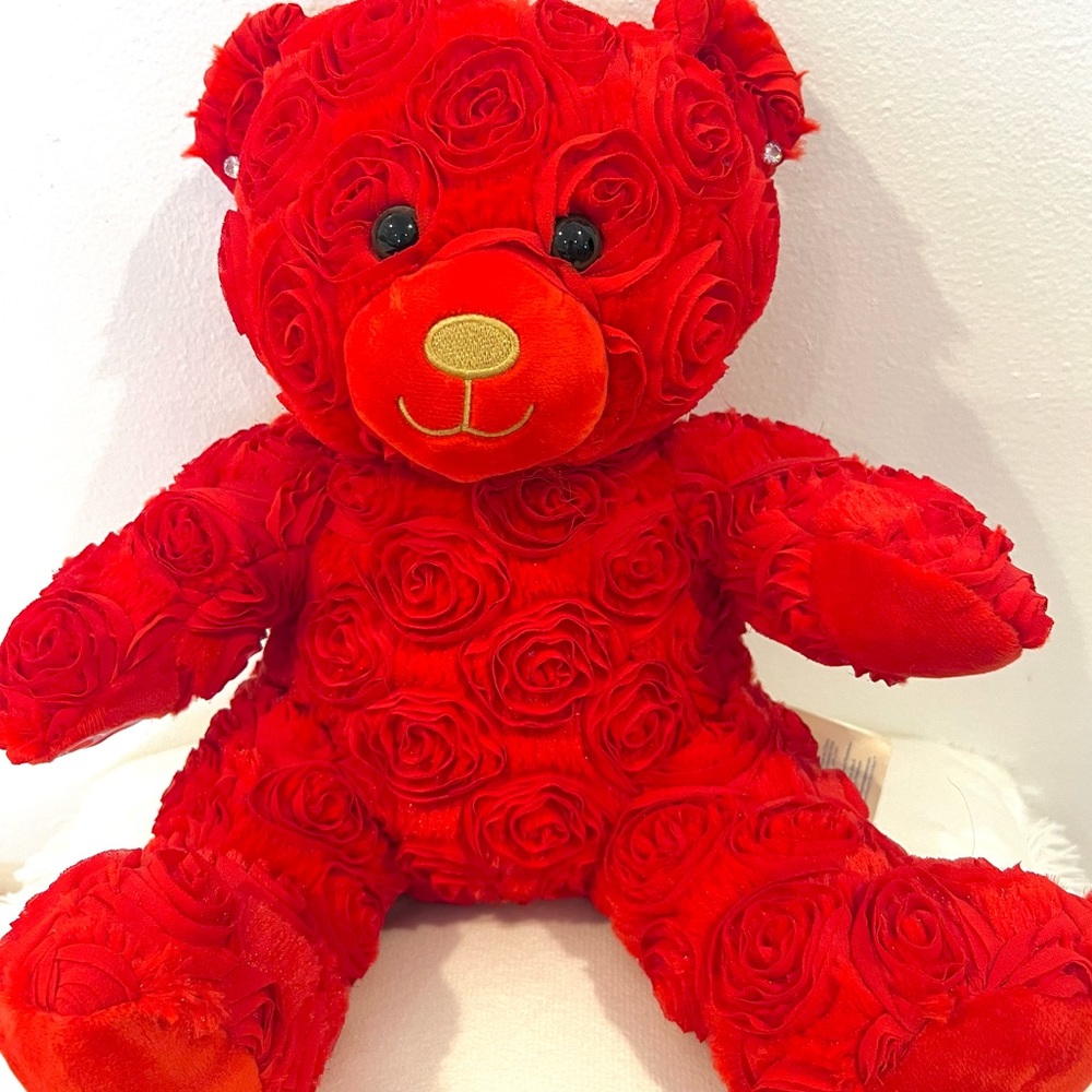 Build-A-Bear | Red Roses Teddy Bear